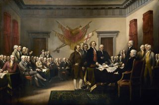La firma dell'indipendenza (John Trumbull)